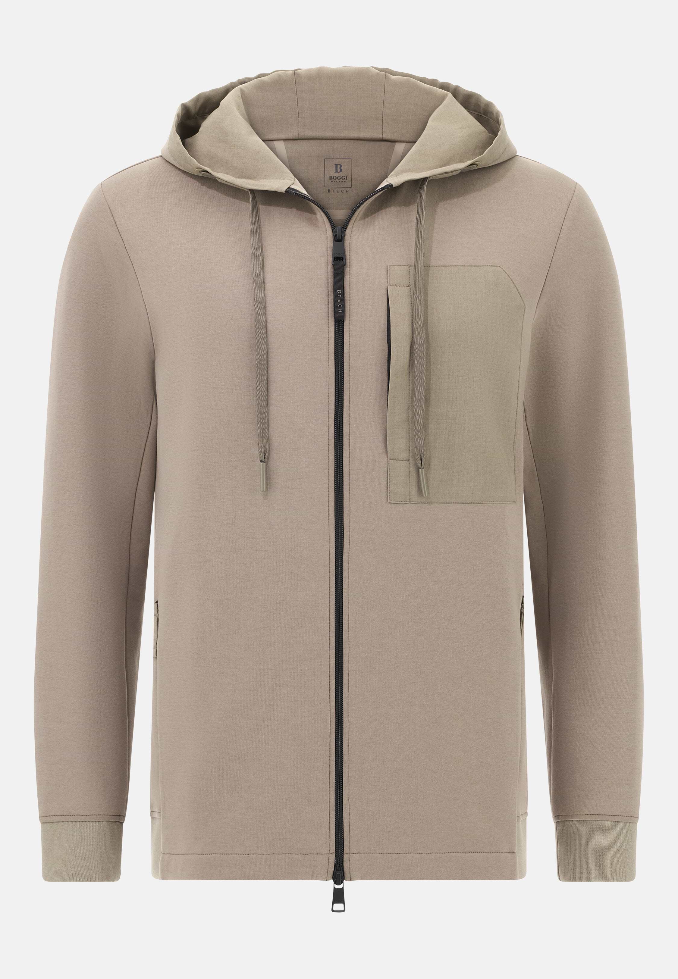 Men's Cotton Blend Scuba Hoodie Boggi Milano