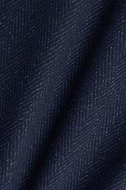 Shacket Herringbone Viscose Blend, Blue, thumb, 5