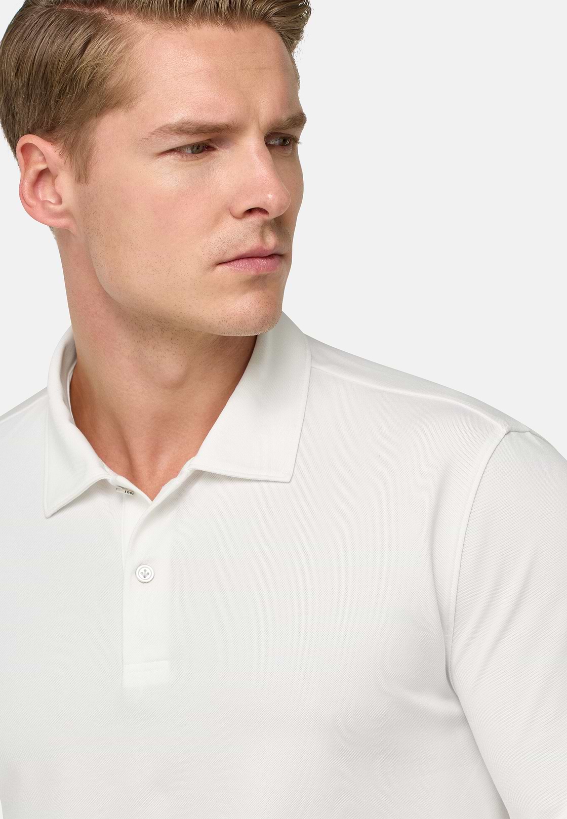 Polo En Piqué Performant S.Cafè®, Blanc, hi-res
