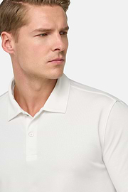 Polo En Piqué Performant S.Cafè®, Blanc, hi-res