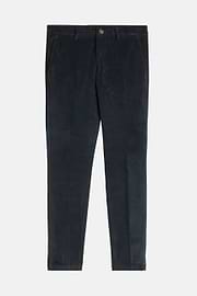 Stretch corduroy and modal trousers, , thumb, 1