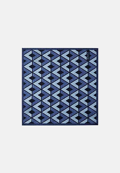 Macro Patterned Silk Pocket Square