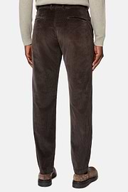 Pantalon En velours Extensible, Marron, hi-res