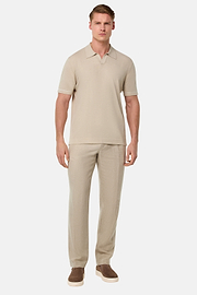 City Linen Trousers, Sand, hi-res
