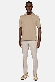 Poloshirt Aus Bio-Baumwoll-Mix, Beige, hi-res