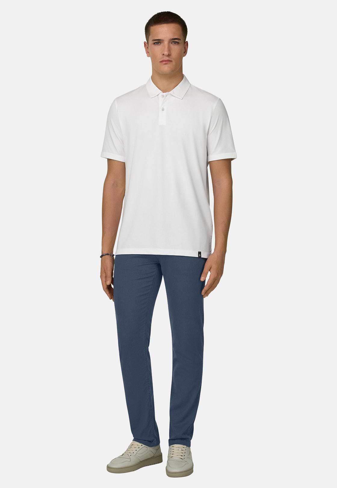 Jeans Aus Elastischem Baumwoll-Tencel, Air-blau, hi-res, 2