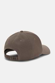 Cappello Con Visiera E Ricamo In Cotone, Marrone, thumb, 3