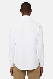 Polo En Jersey Japonais Regular Fit, Blanc, hi-res