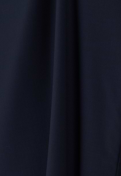 Micro patterned stretch wool blazer, Navy blue, hi-res