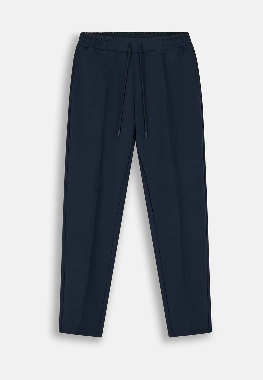 Trousers in Scuba, Navy blue, hi-res, 6