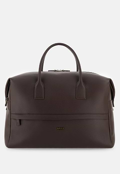 Duffle Bag in Leather-Effect Fabric