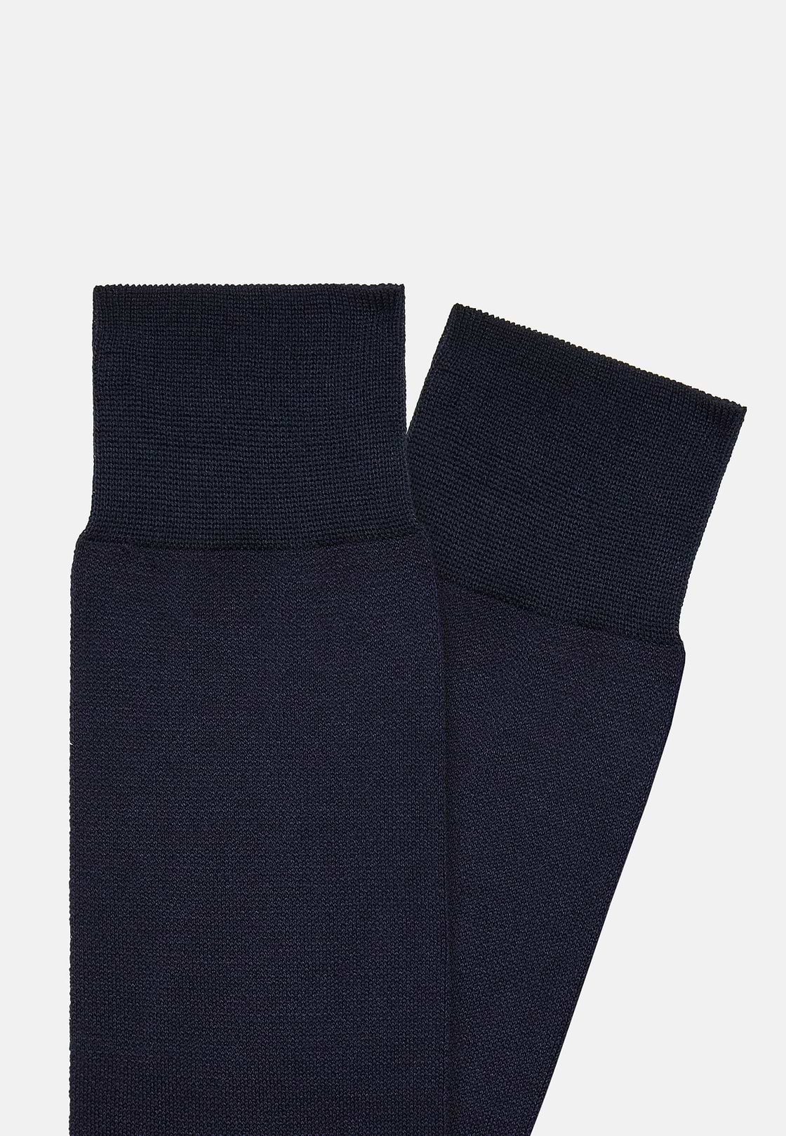 Cotton Oxford Socks, Navy blue, hi-res