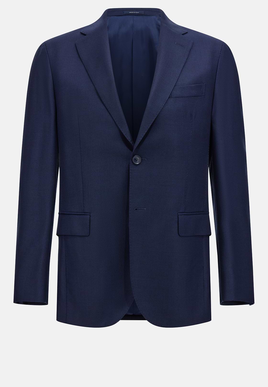 Pure Wool Bird's Eye Jacket, Bluette, hi-res