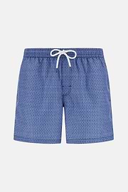 Maillot De Bain Imprimé Géométrique, Bleu clair, hi-res