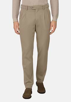 Pantalon En Coton Tencel Extensible