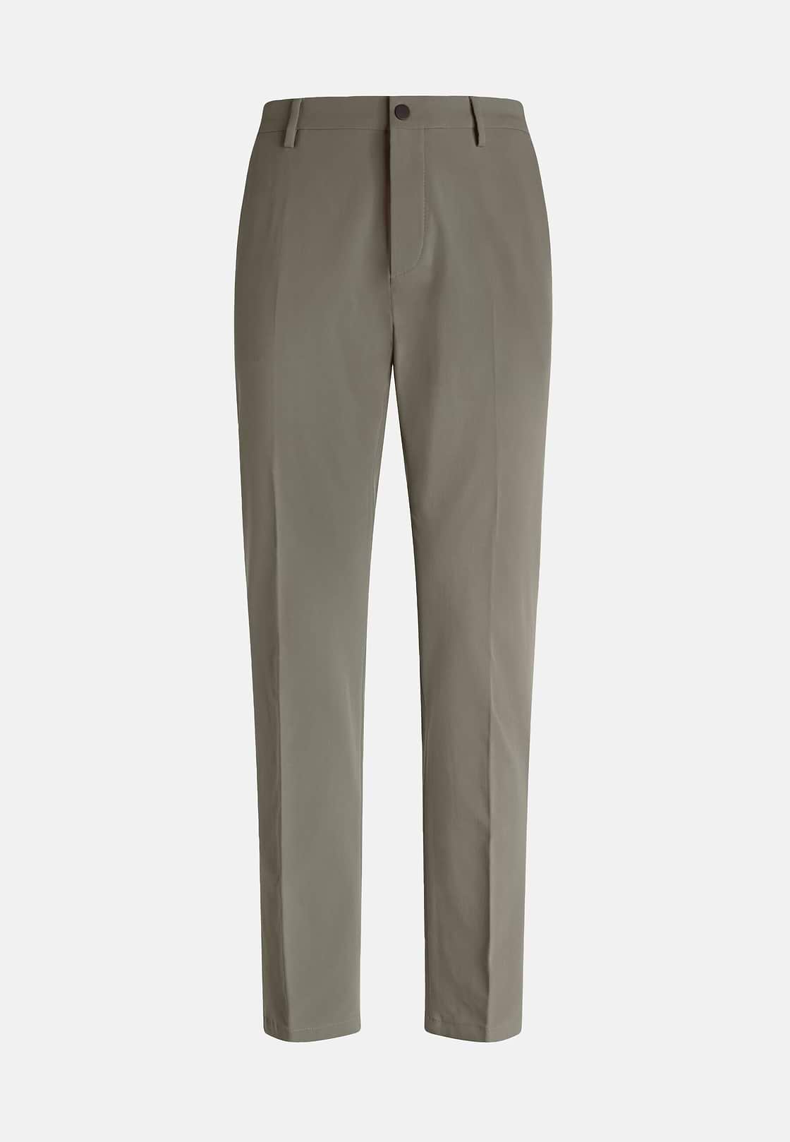 Pantaloni In Nylon Elasticizzato Performance BTech, Taupe, hi-res