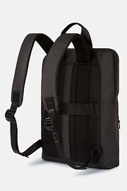 Recycled Polyester Technical Fabric Backpack, Black, hi-res