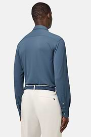 Polohemd Aus Leistungsstarkem Pikee S.Cafè®Regular, Air-blau, hi-res