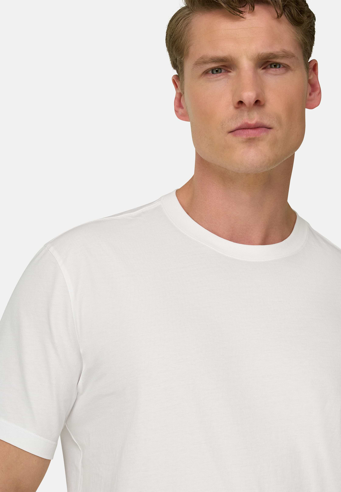 T-Shirt In Cotone, Bianco, hi-res, 4
