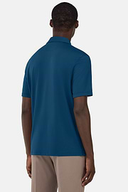 Polo En Piqué Performant S.Cafè®, Bleu, hi-res