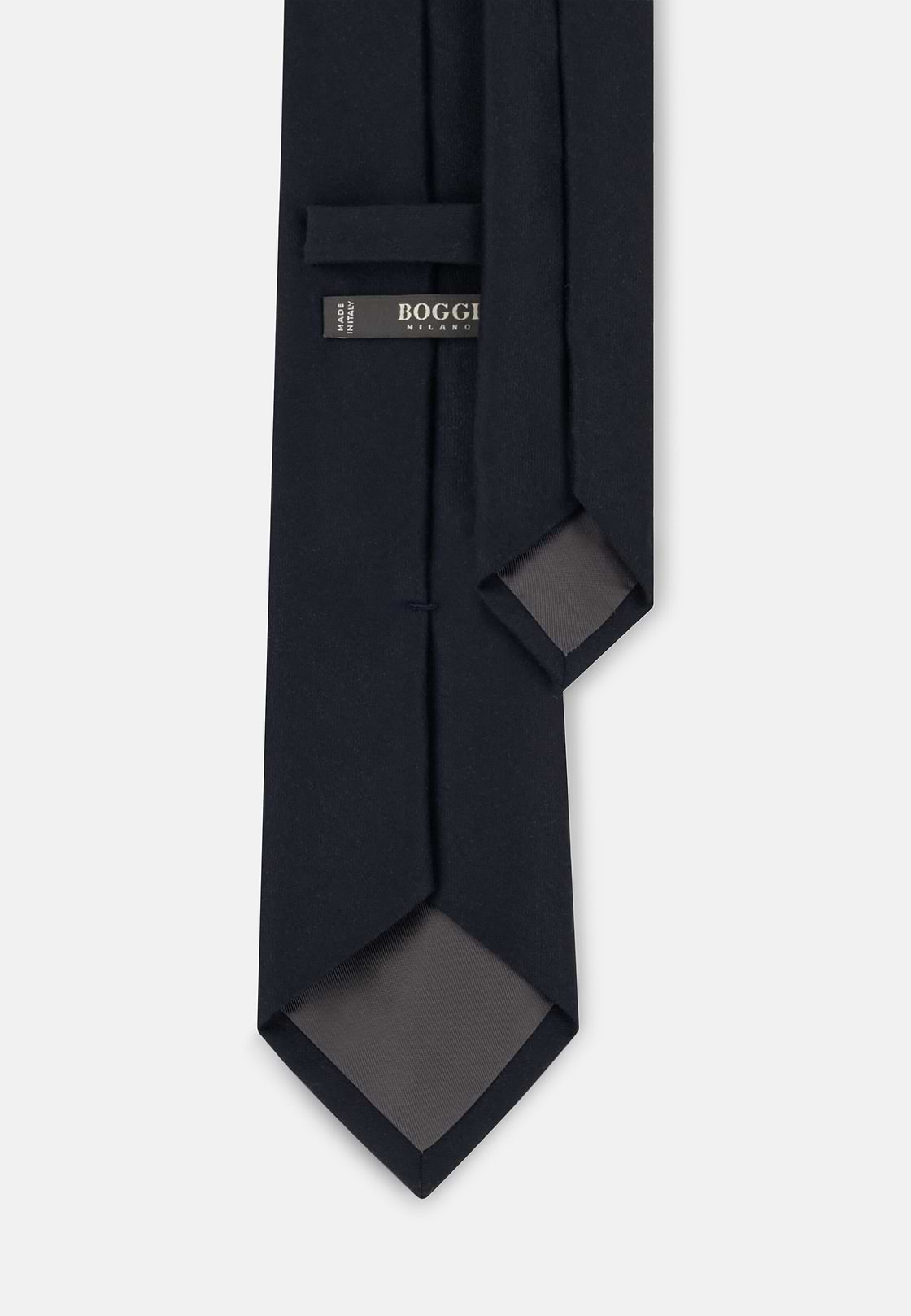 Tie in Wool Cashmere, Navy blue, hi-res, 3