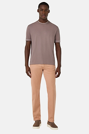 Stretch Cotton/Tencel Jeans, Rot, hi-res