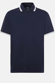 High-Performance Piqué Polo Shirt, Navy blue, hi-res