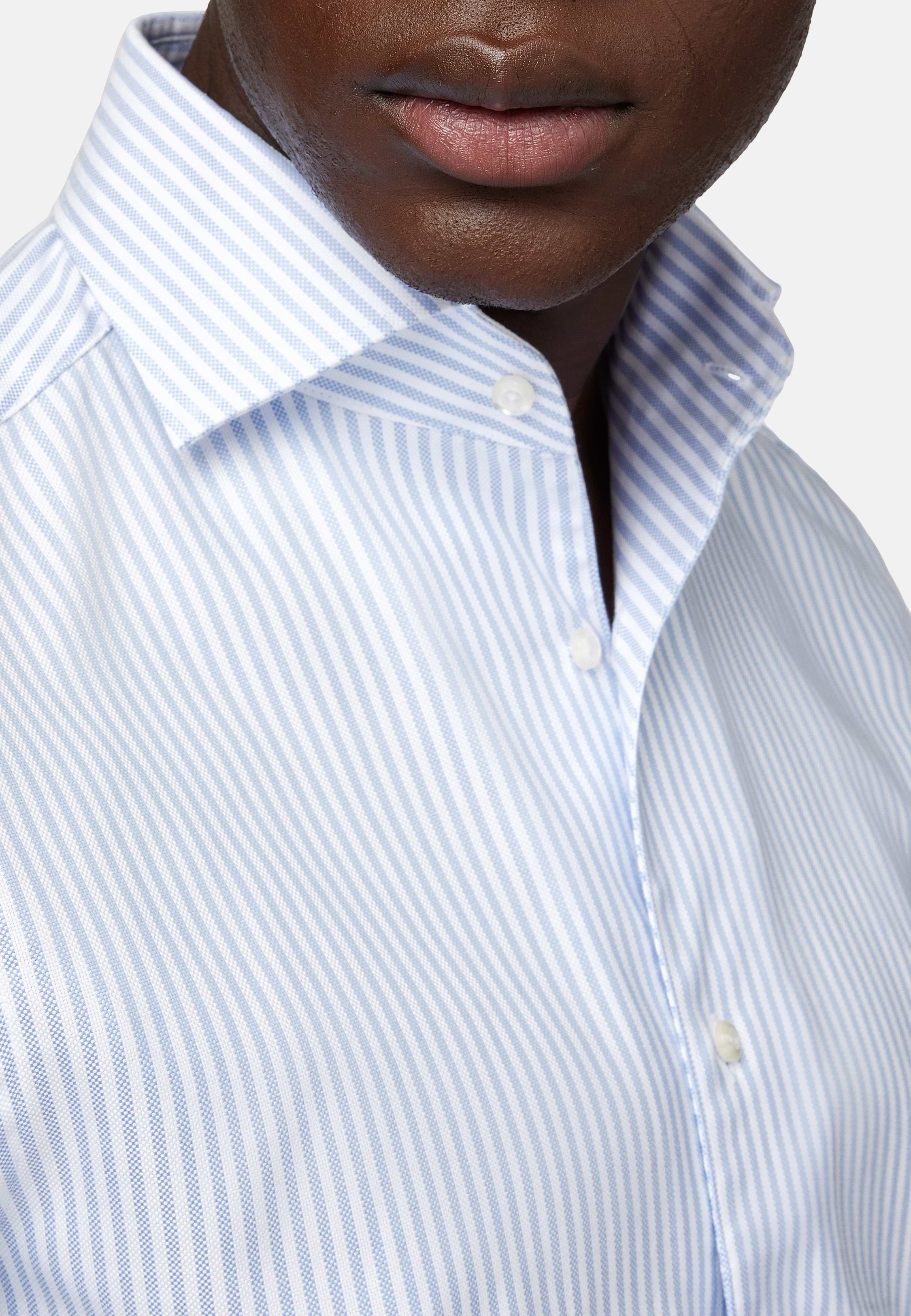 Chemise classique homme taille grand boutonnée manches