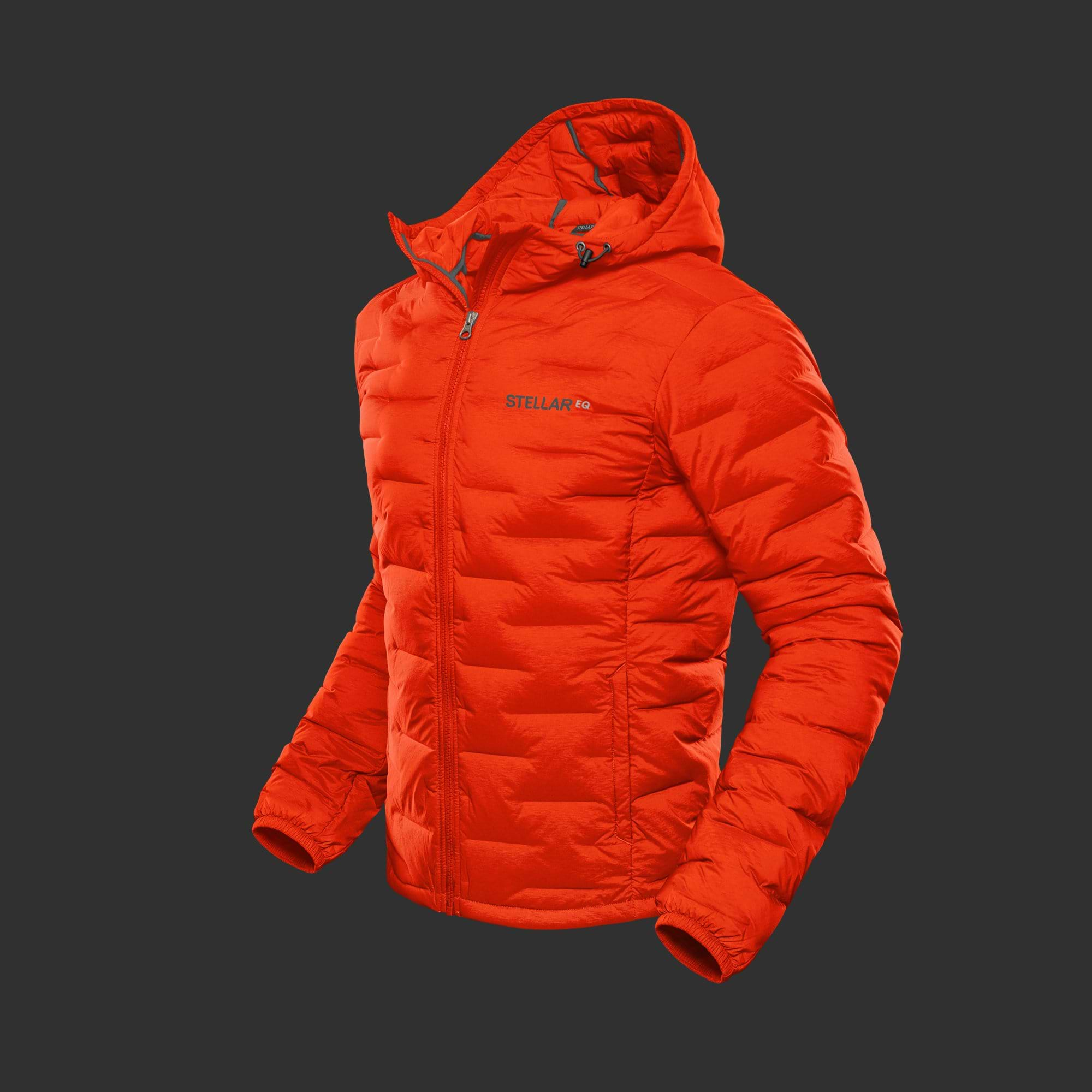 Men's Stretch Down Hood 2.0 | Orange | Stellar Equipment