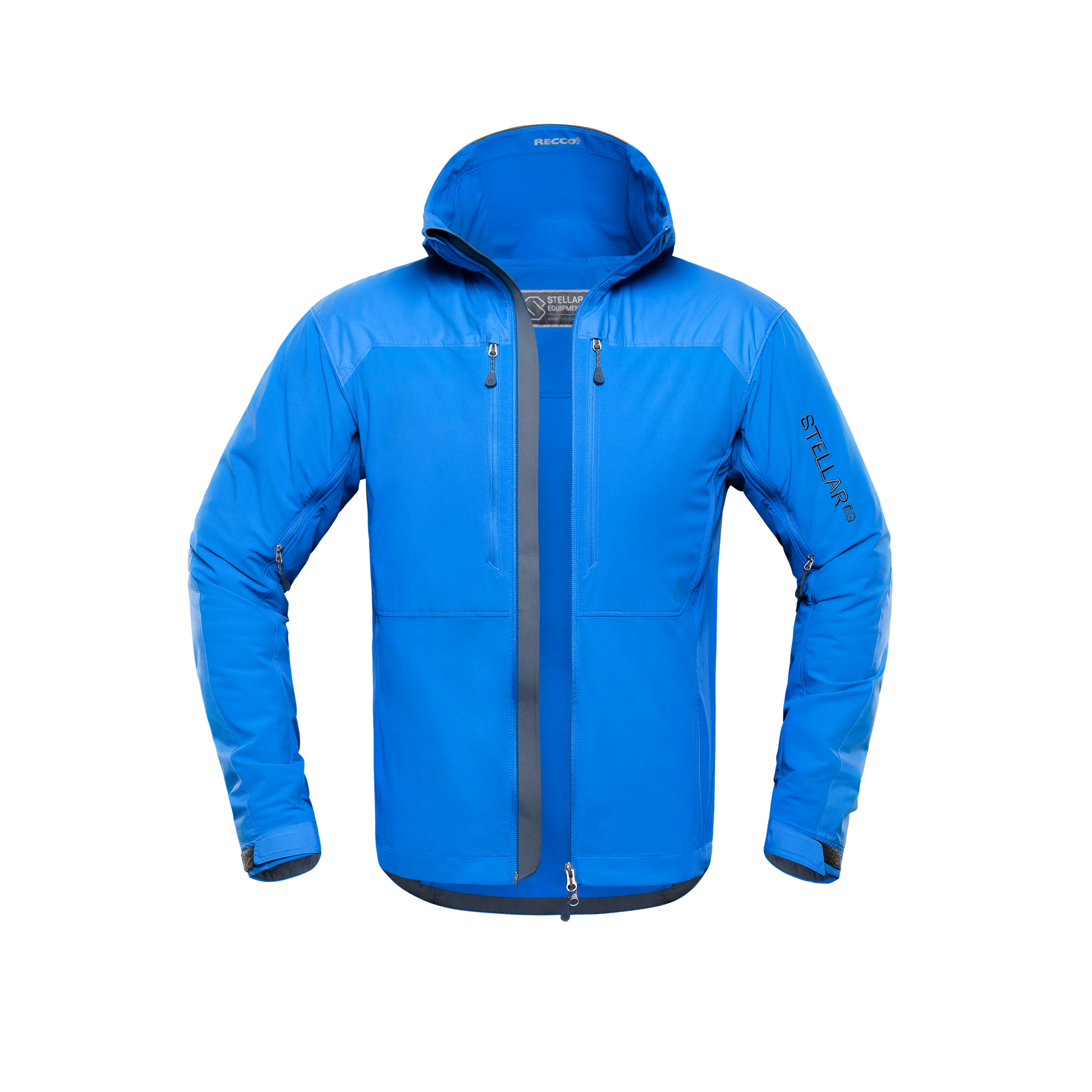 The Guide Shell Hybrid Jacket Blue | Stellar Equipment