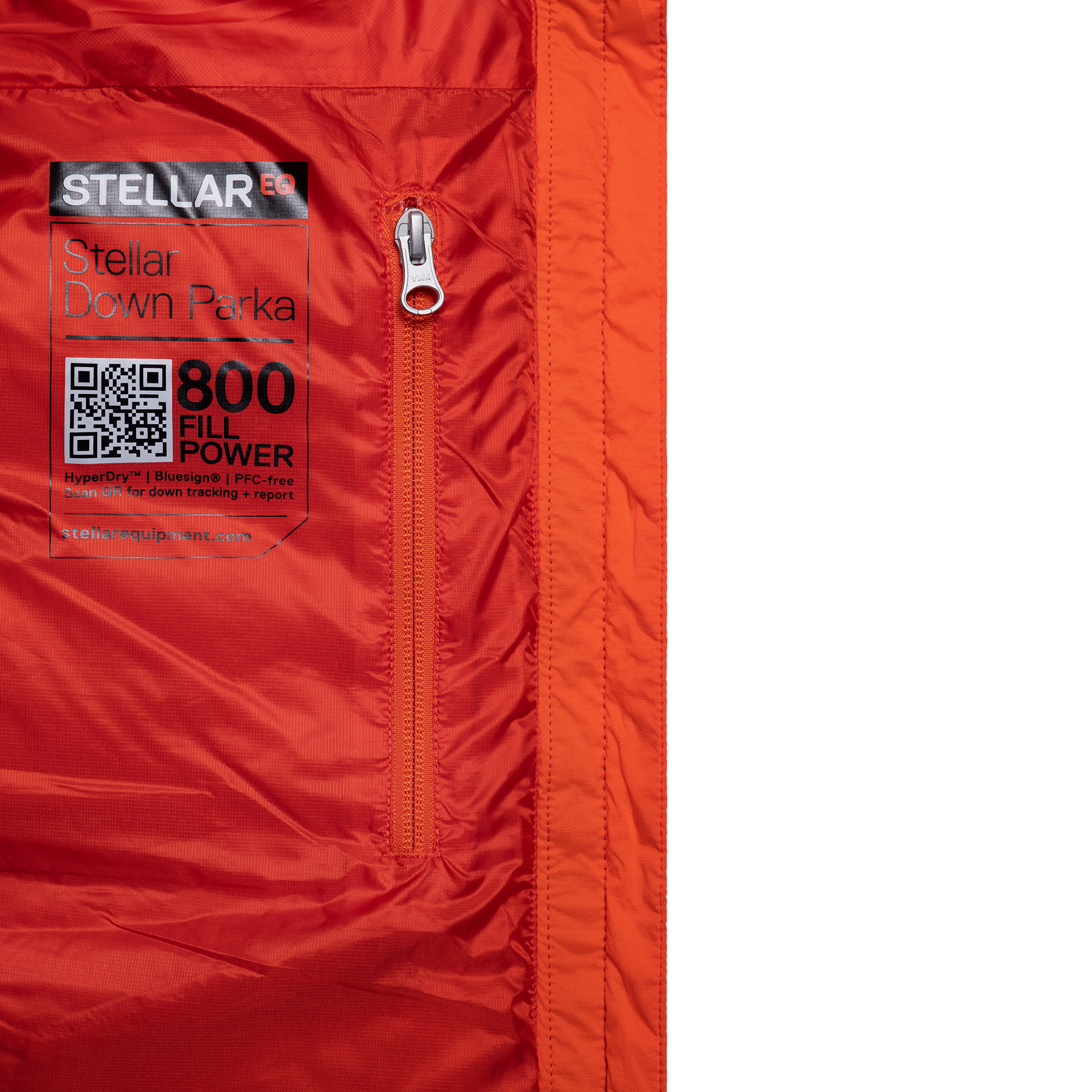 Men's Stellar Down Parka Orange Stellar Equipment