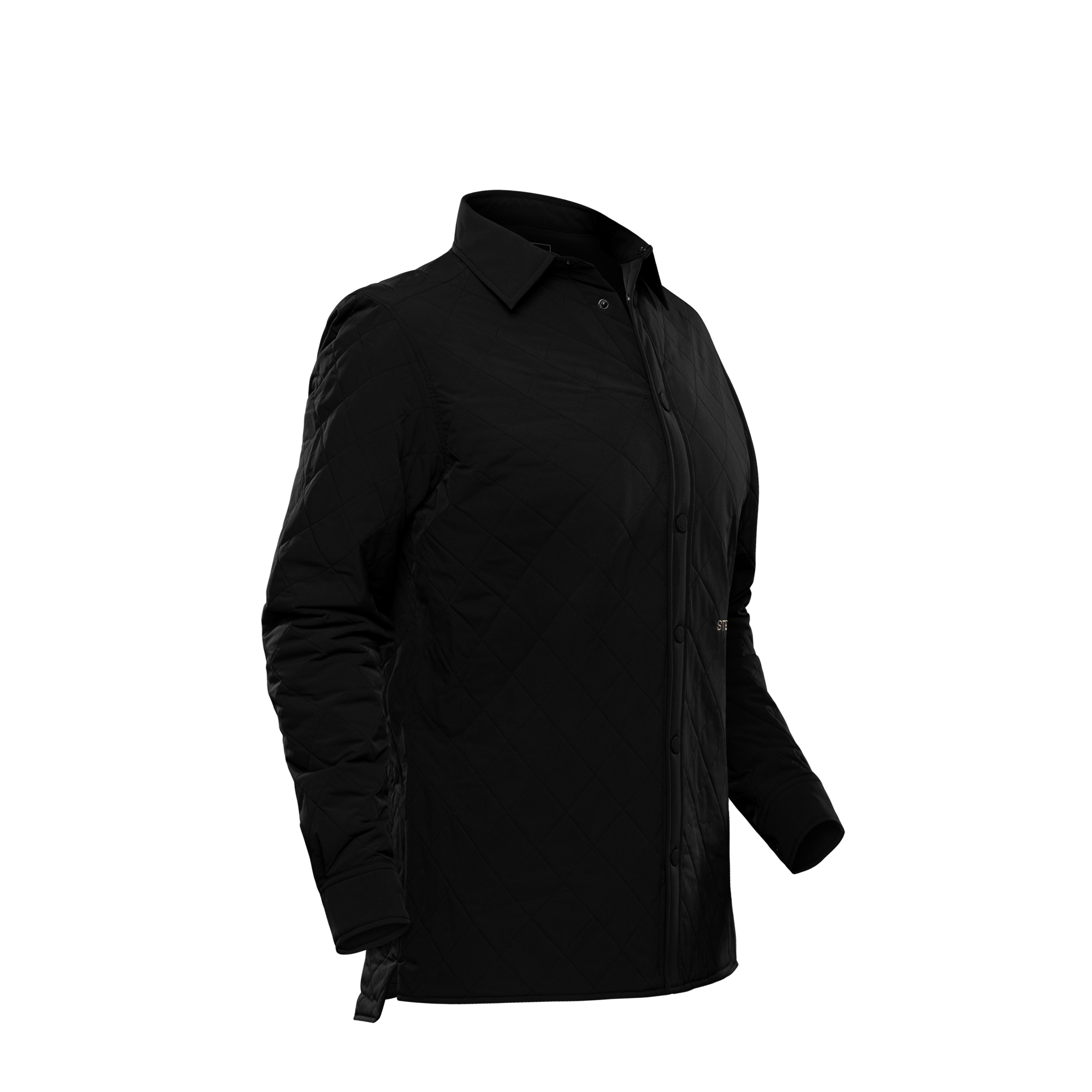 Women's Free Padded Overshirt | Black | Stellar Equipment Women's Free Padded Overshirt | Black | Stellar Equipment