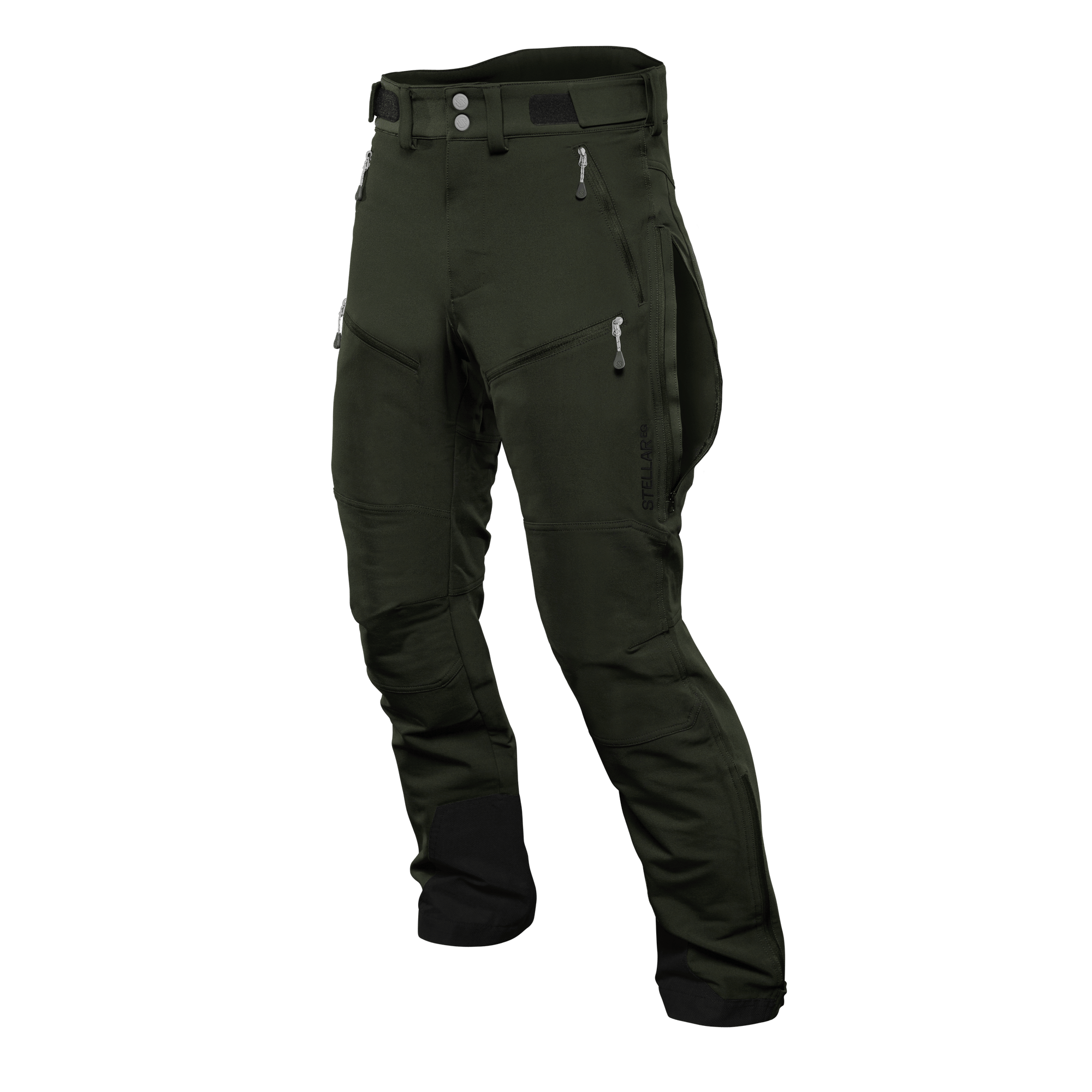 Men's Stellar Softshell Pants Olive Green Stellar Equipment