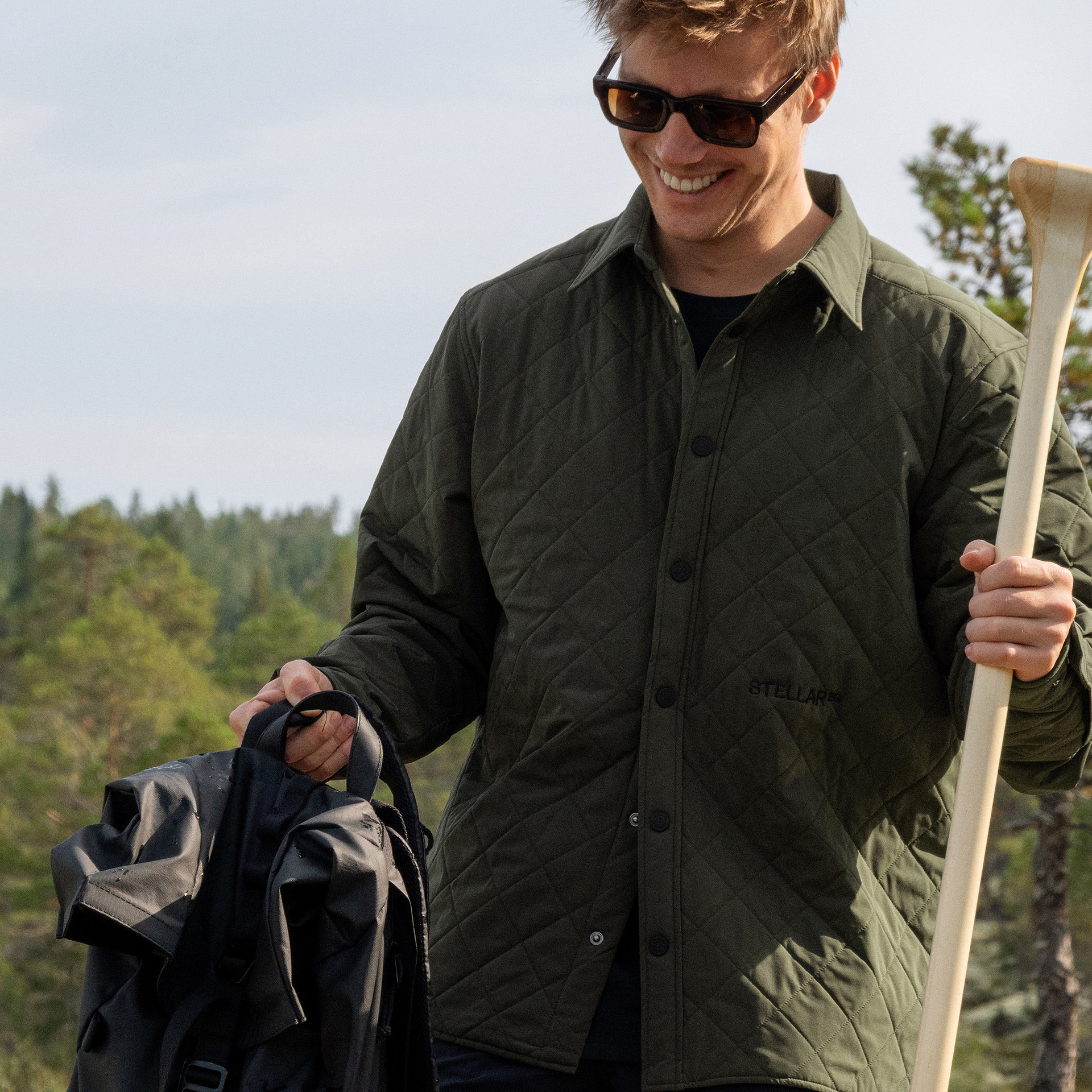 M Free Padded Overshirt