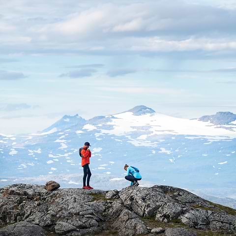 Trail running in Lappland, Sweden. Captured by Mathias Fredriksson.