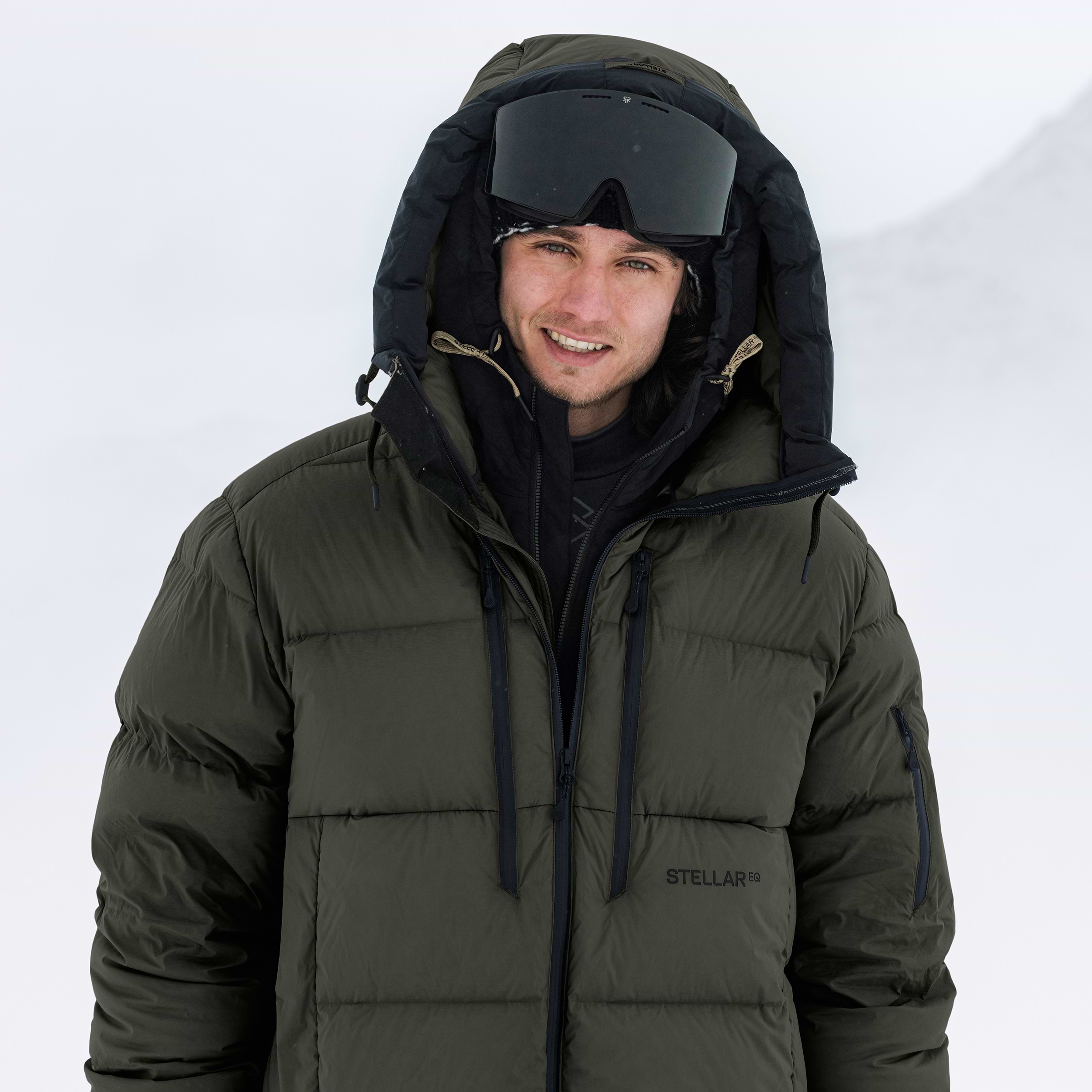 【メーカー直送】 Green Olive Parka Down Free M | Equipment Stellar ジャケット・アウター