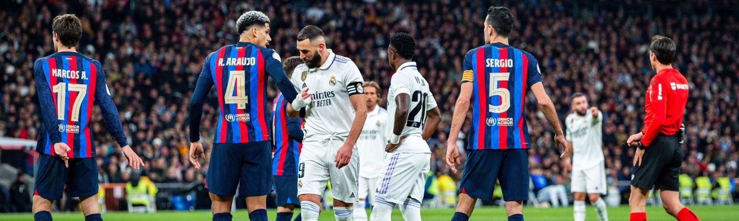 El Real Madrid vs el Barcelona clasico