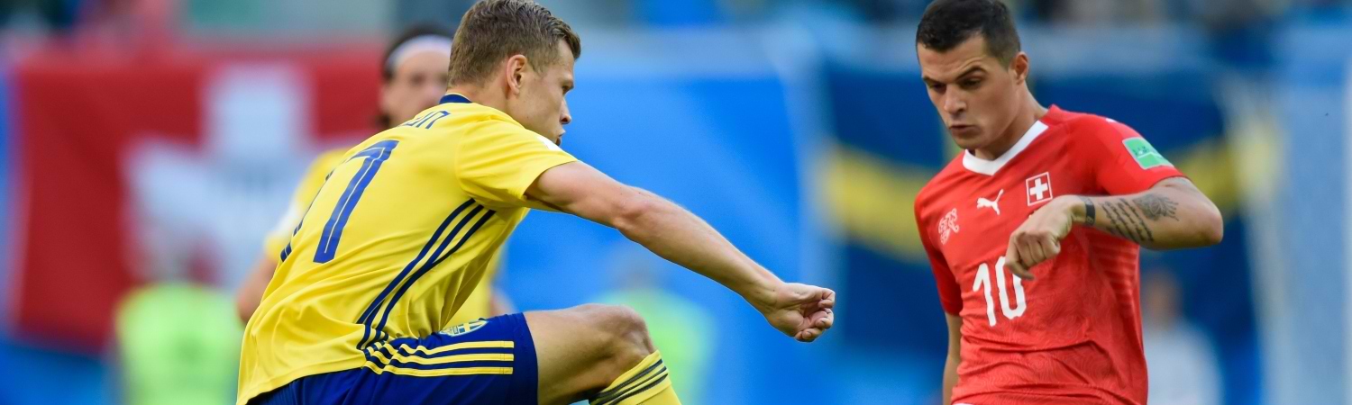Suecia vs Suiza Partido del 2018 en Rusia