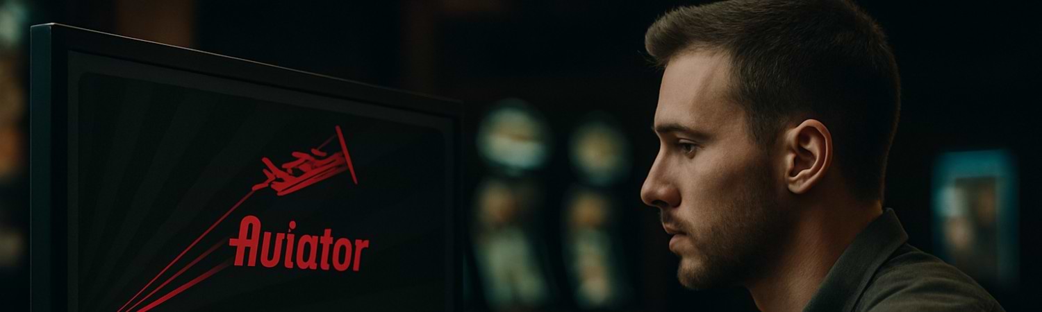 hombre usando la guia de cómo jugar aviator