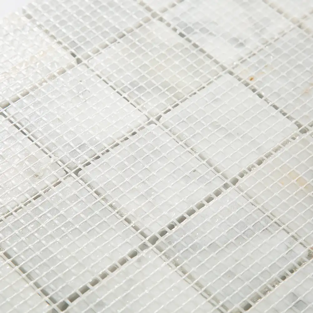 Bianco Carrara Italian Marble Honed 2x2 Mosaic Tile 6