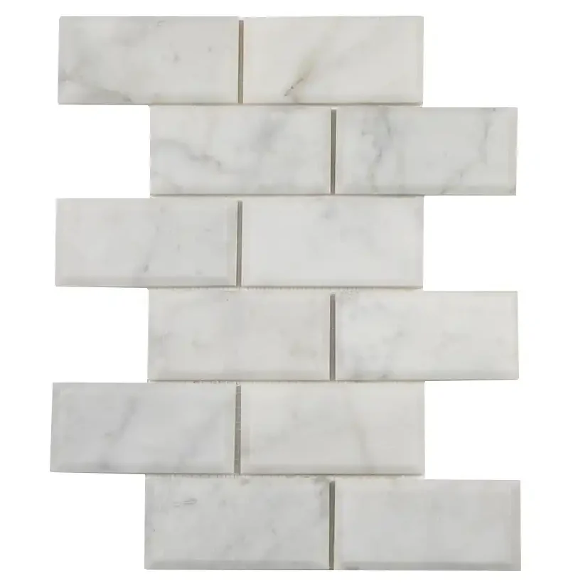 Bianco Carrara 2x4 Honed Marble, part of our Carrara Series