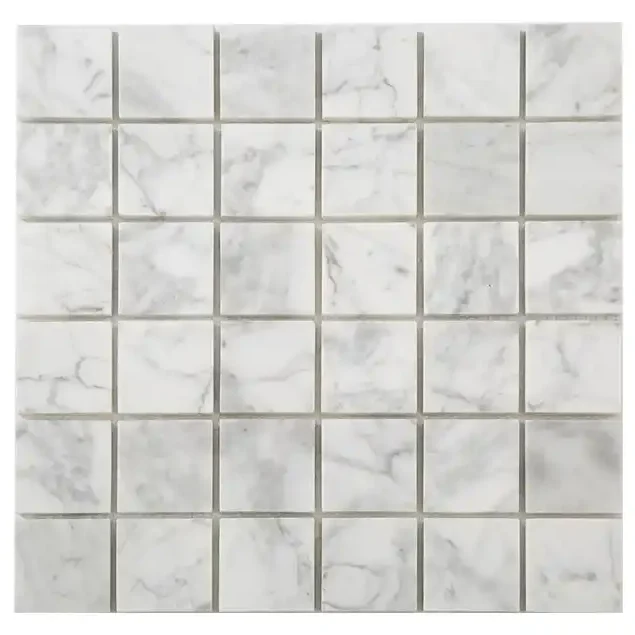 Bianco Carrara 2x2 Polished Marble, part of our Carrara Series