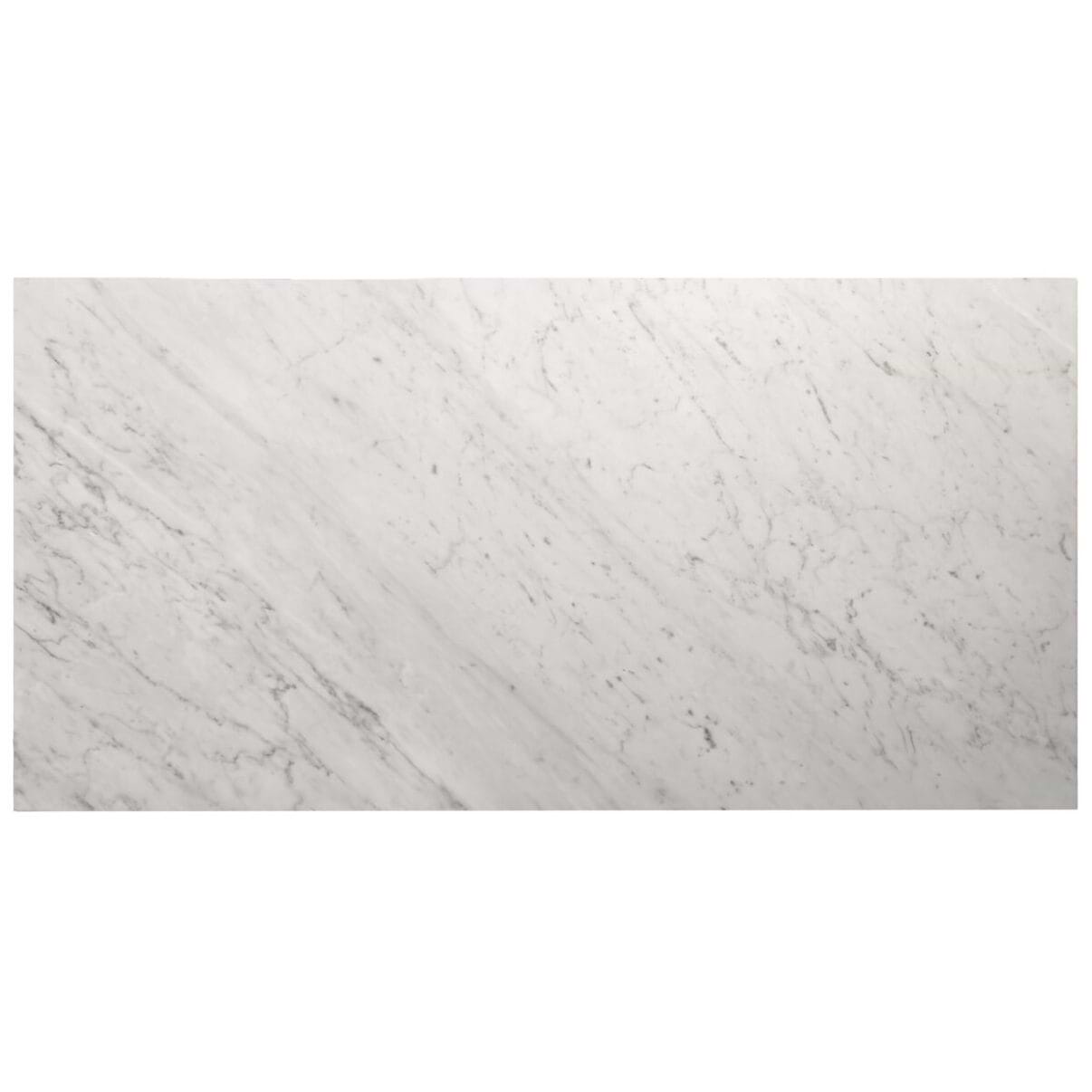 Bianco Carrara 24x48 Honed Marble Subway Tile