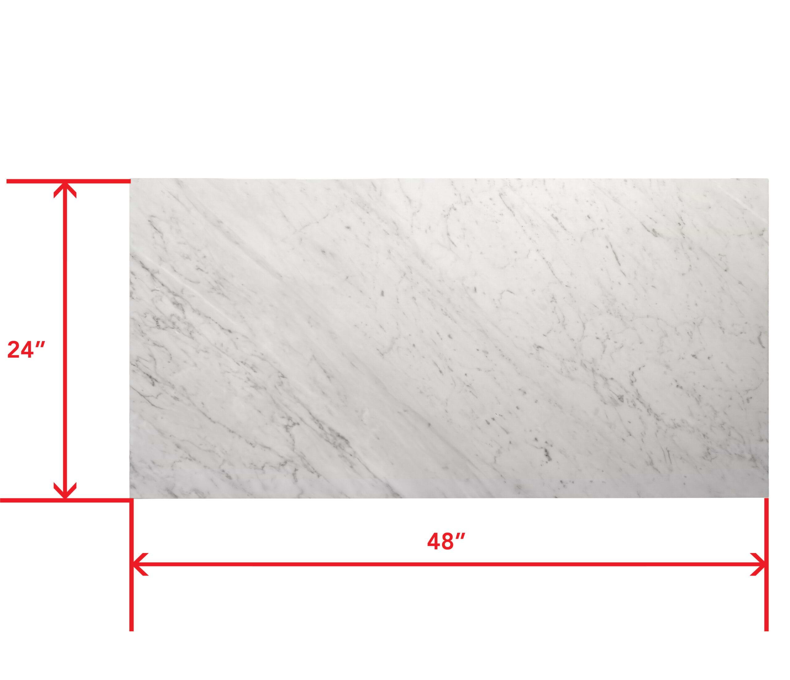 Bianco Carrara Italian Marble Honed 24x48 Floor And Wall Tile 04