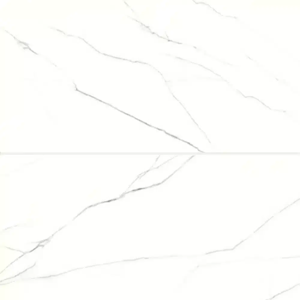 Marmo Statuario Bianco 24x48 Matte Porcelain Tile