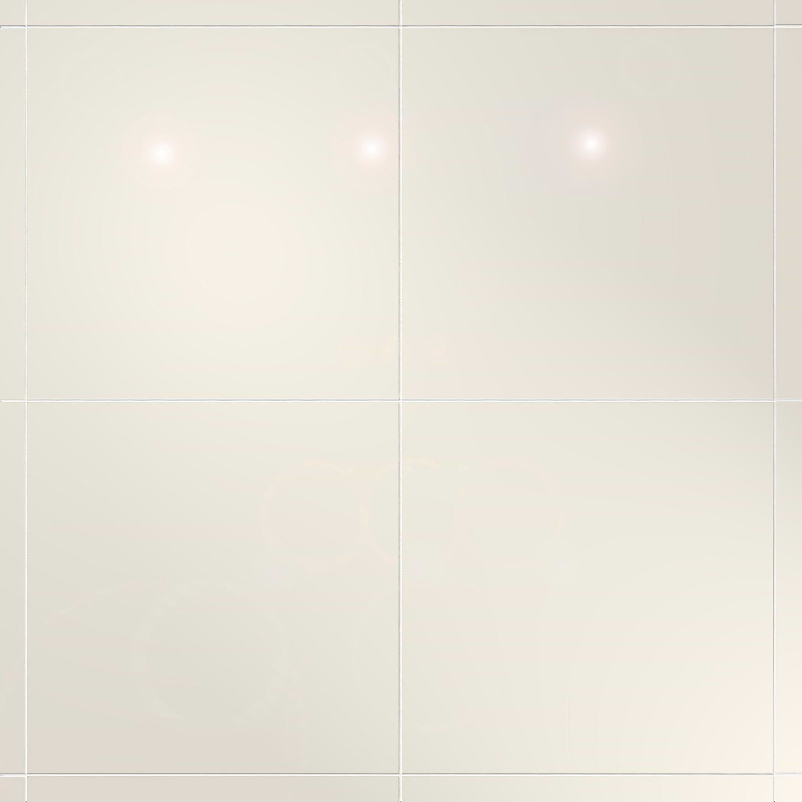 Super White 32x32 Polished Porcelain Tile in iTileMosaic