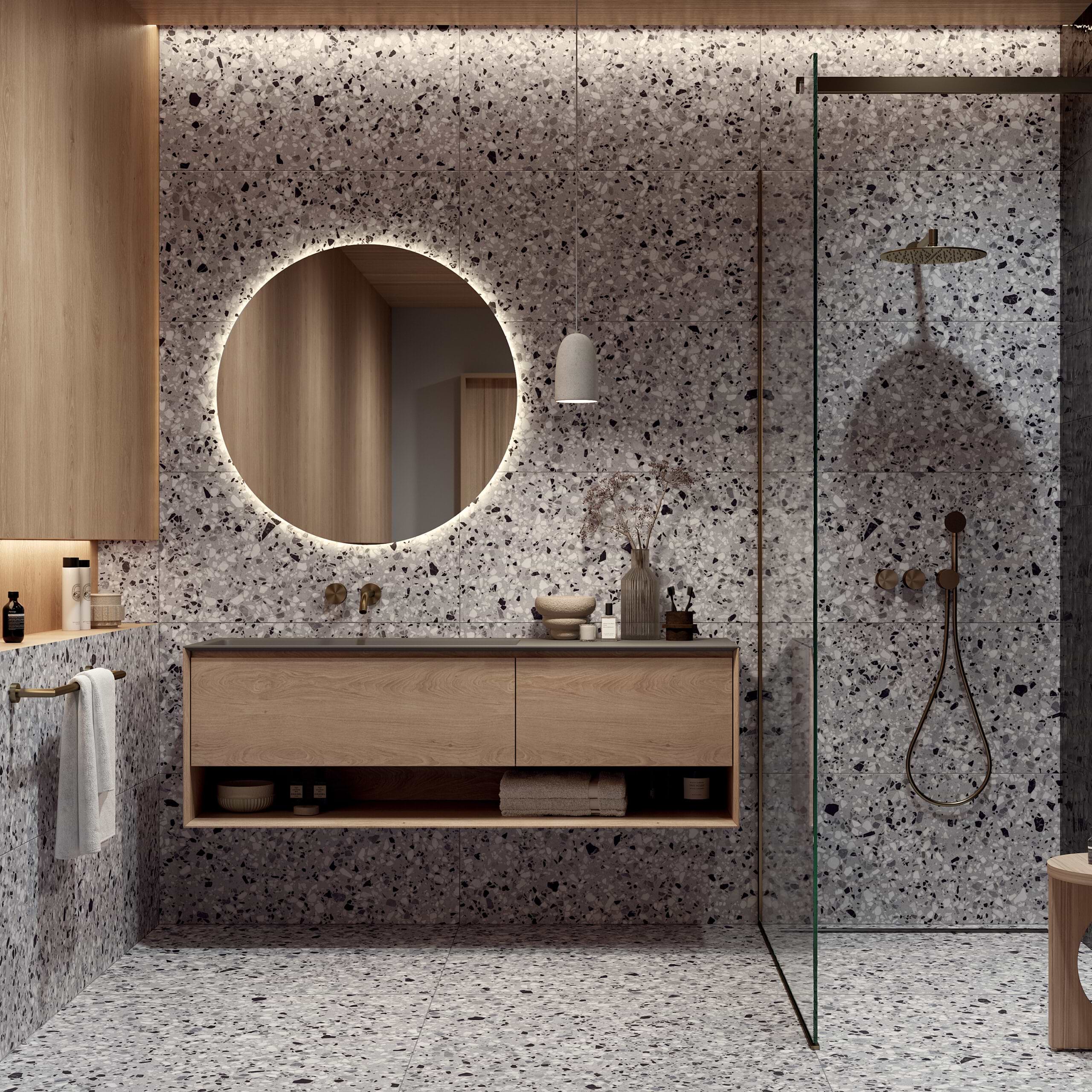 Terrazzo Tronchetto Matte 24x48 Porcelain Tile - iTileMosaic