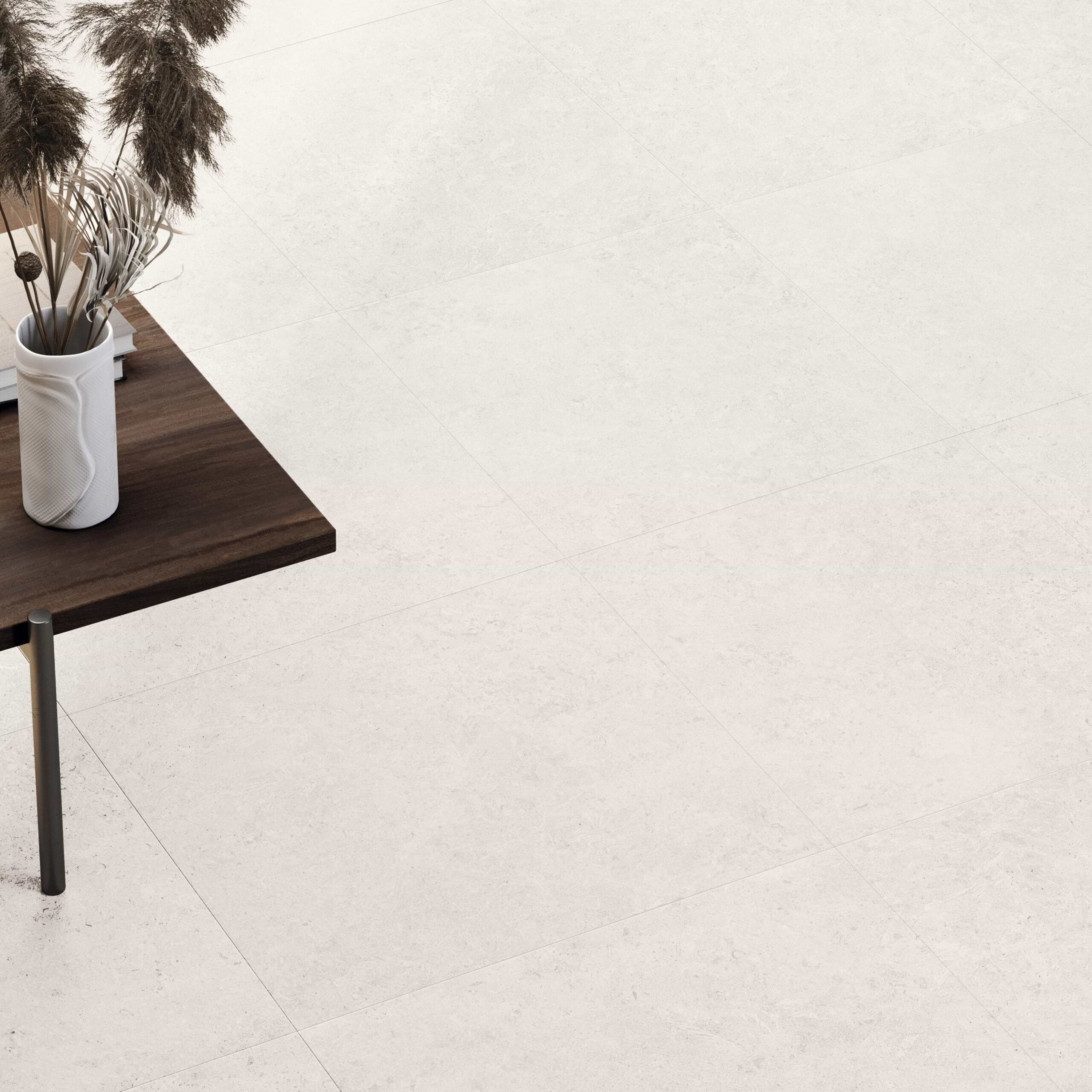 Onda White 24X24 Matte Porcelain Tile available in iTileMosaic