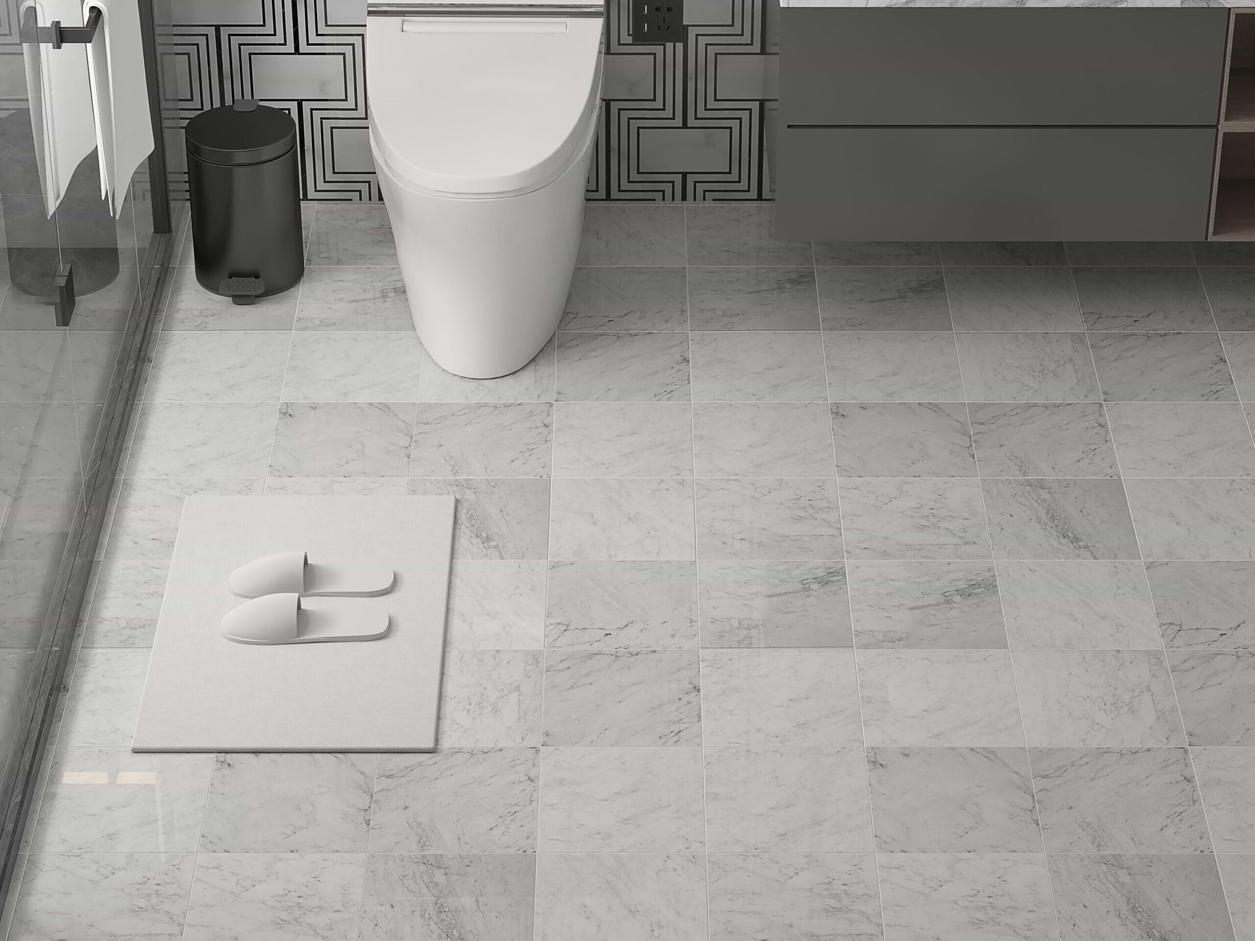 Polished or Honed Marble for Bathroom Floors: Pros and Cons