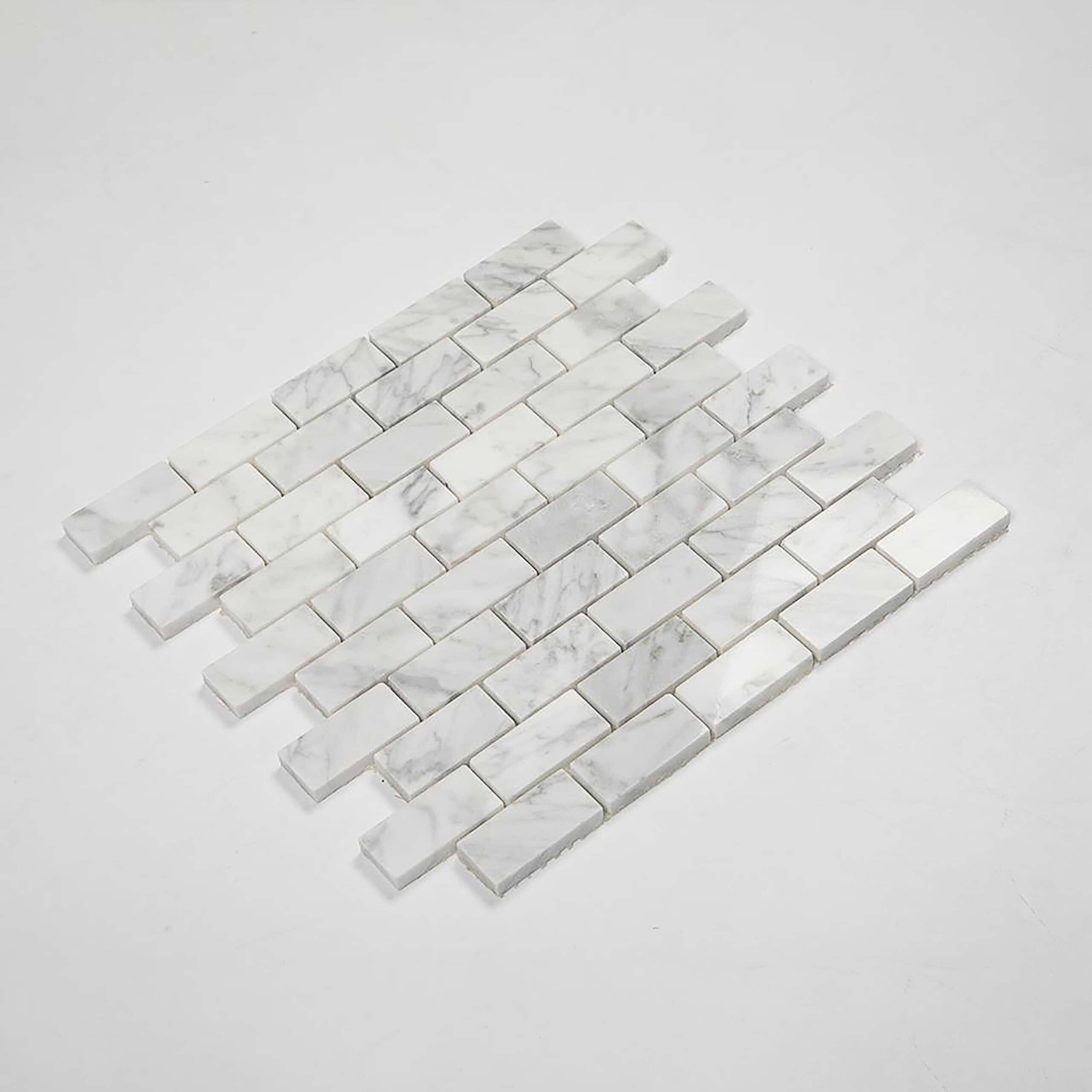 Bianco Carrara 1x2 Polished Marble, part of our Carrara Series